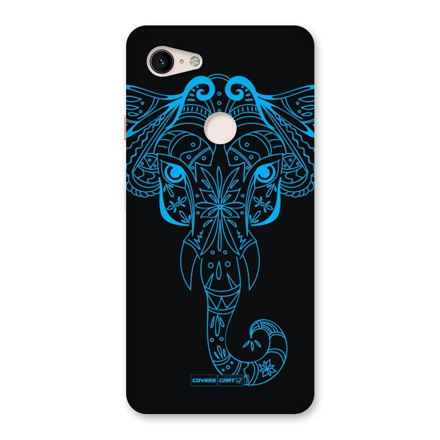 Blue Elephant Ethnic Back Case for Google Pixel 3 XL