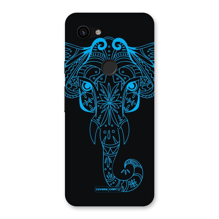 Blue Elephant Ethnic Back Case for Google Pixel 3a