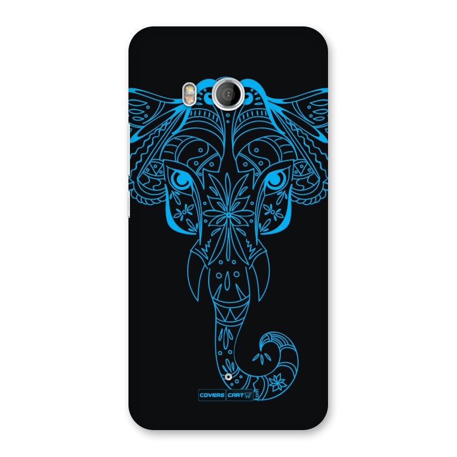 Blue Elephant Ethnic Back Case for HTC U11