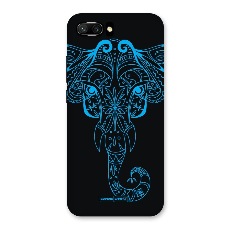 Blue Elephant Ethnic Back Case for Honor 10