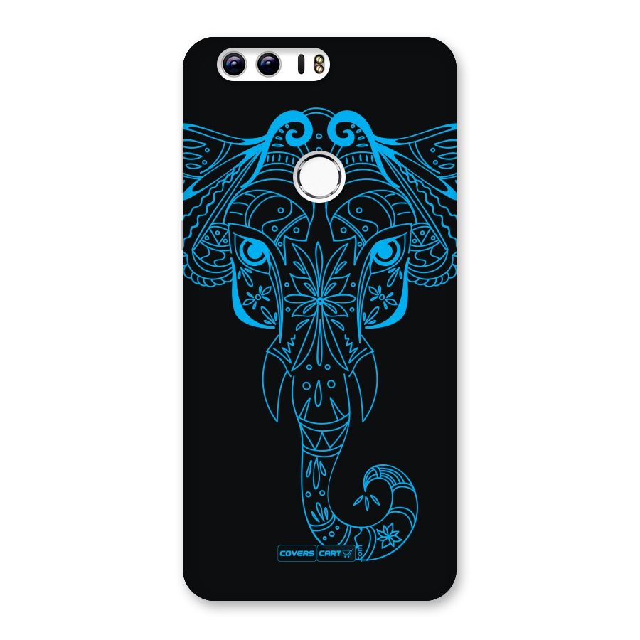 Blue Elephant Ethnic Back Case for Honor 8
