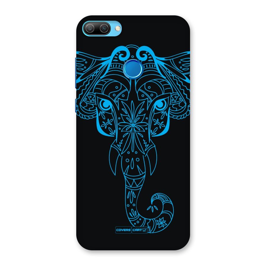 Blue Elephant Ethnic Back Case for Honor 9N