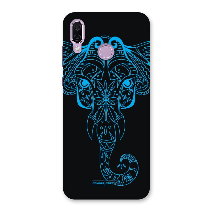 Blue Elephant Ethnic Back Case for Honor Play