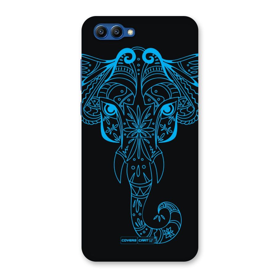 Blue Elephant Ethnic Back Case for Honor View 10