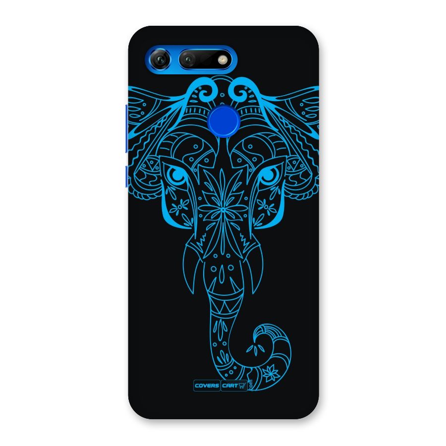 Blue Elephant Ethnic Back Case for Honor View 20