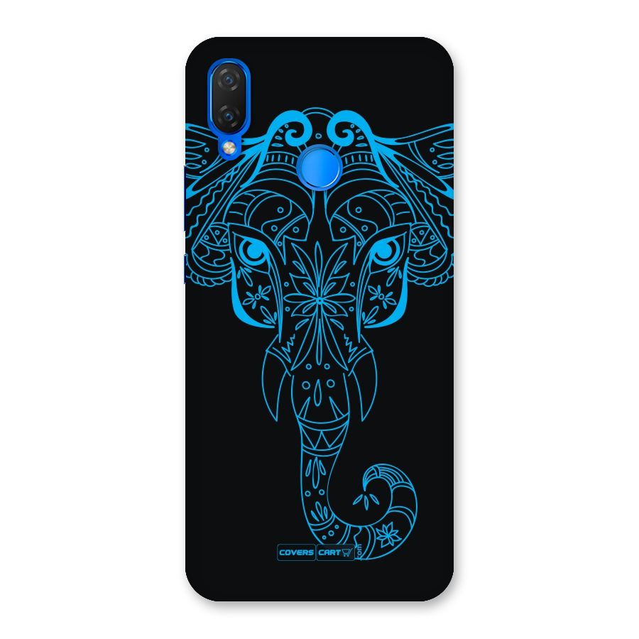 Blue Elephant Ethnic Back Case for Huawei P Smart+