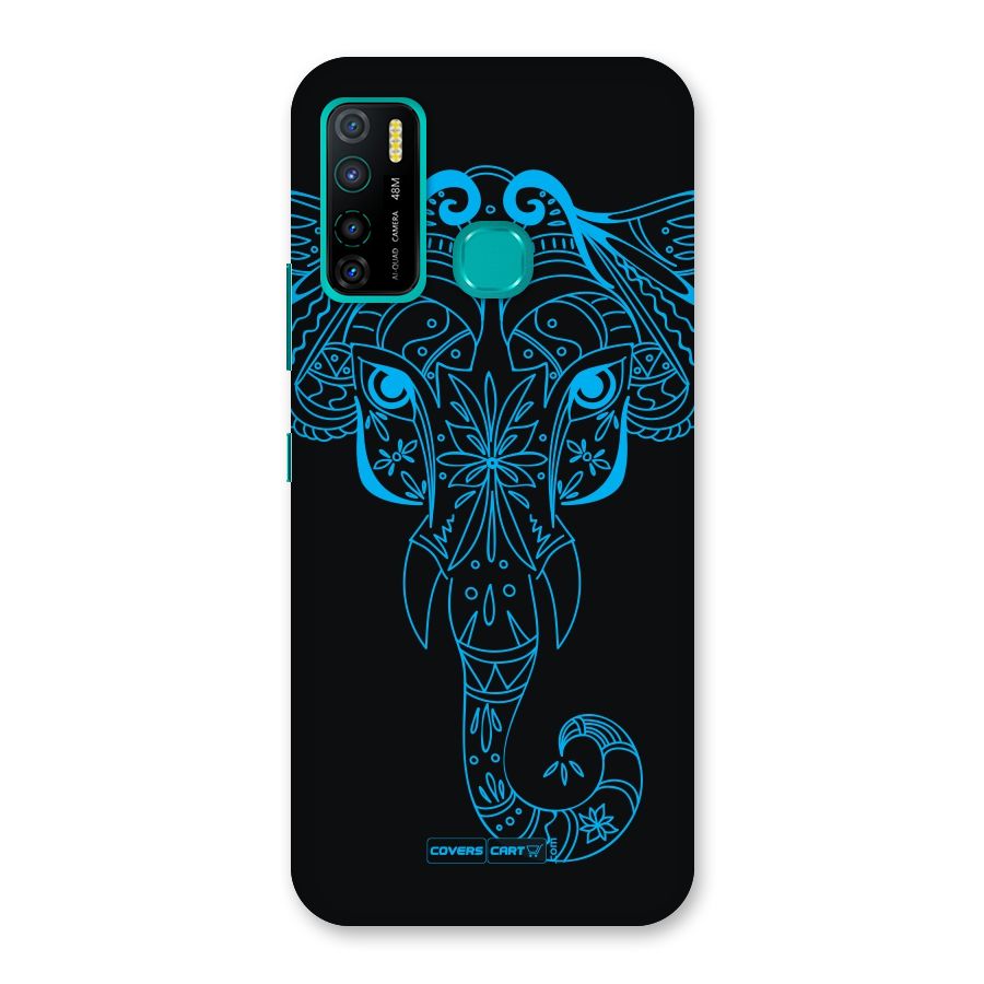Blue Elephant Ethnic Back Case for Infinix Hot 9 Pro