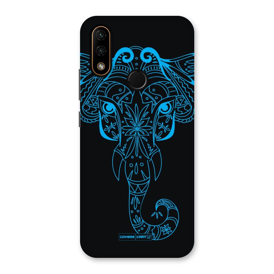 Blue Elephant Ethnic Back Case for Lenovo A6 Note