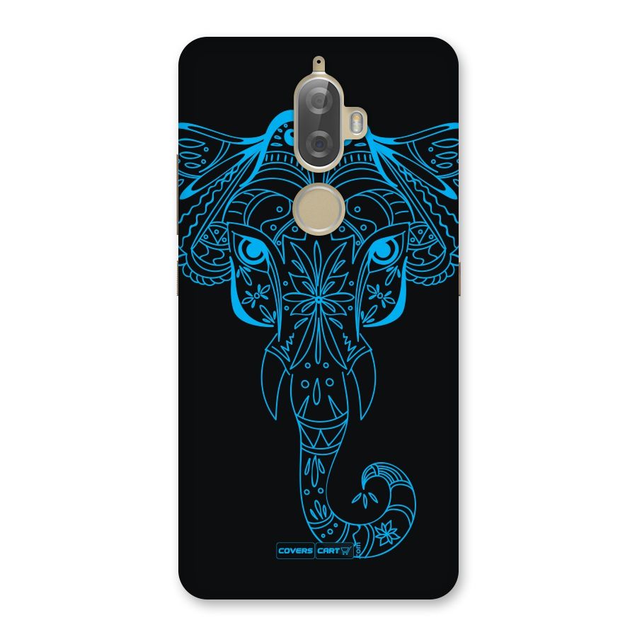 Blue Elephant Ethnic Back Case for Lenovo K8 Plus