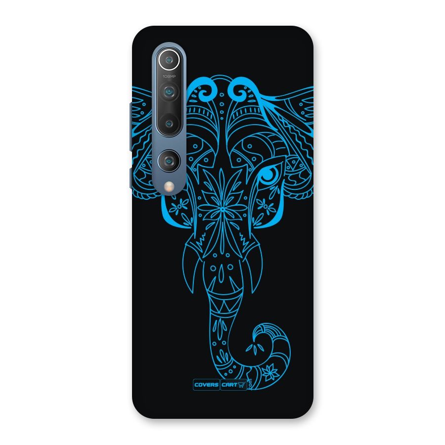 Blue Elephant Ethnic Back Case for Mi 10