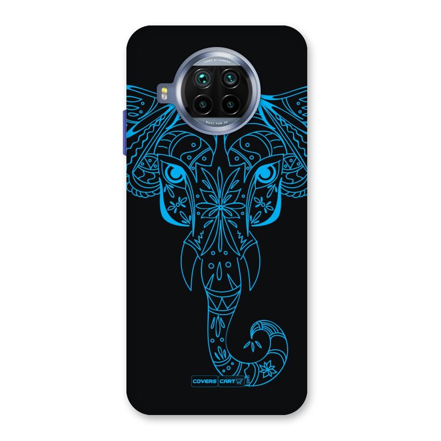 Blue Elephant Ethnic Back Case for Mi 10i