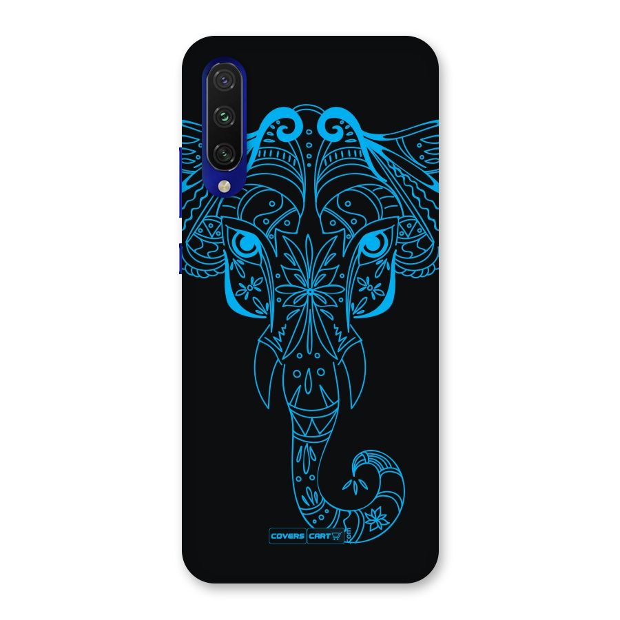Blue Elephant Ethnic Back Case for Mi A3