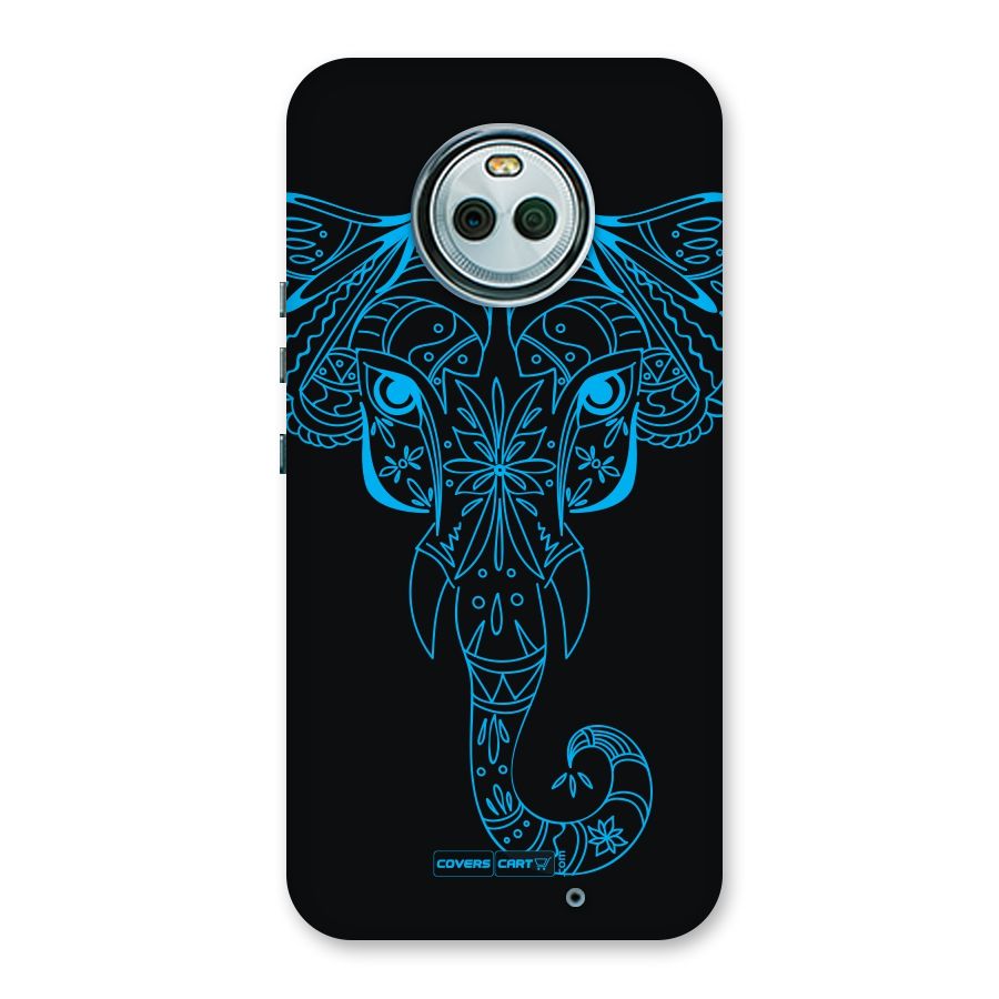 Blue Elephant Ethnic Back Case for Moto X4