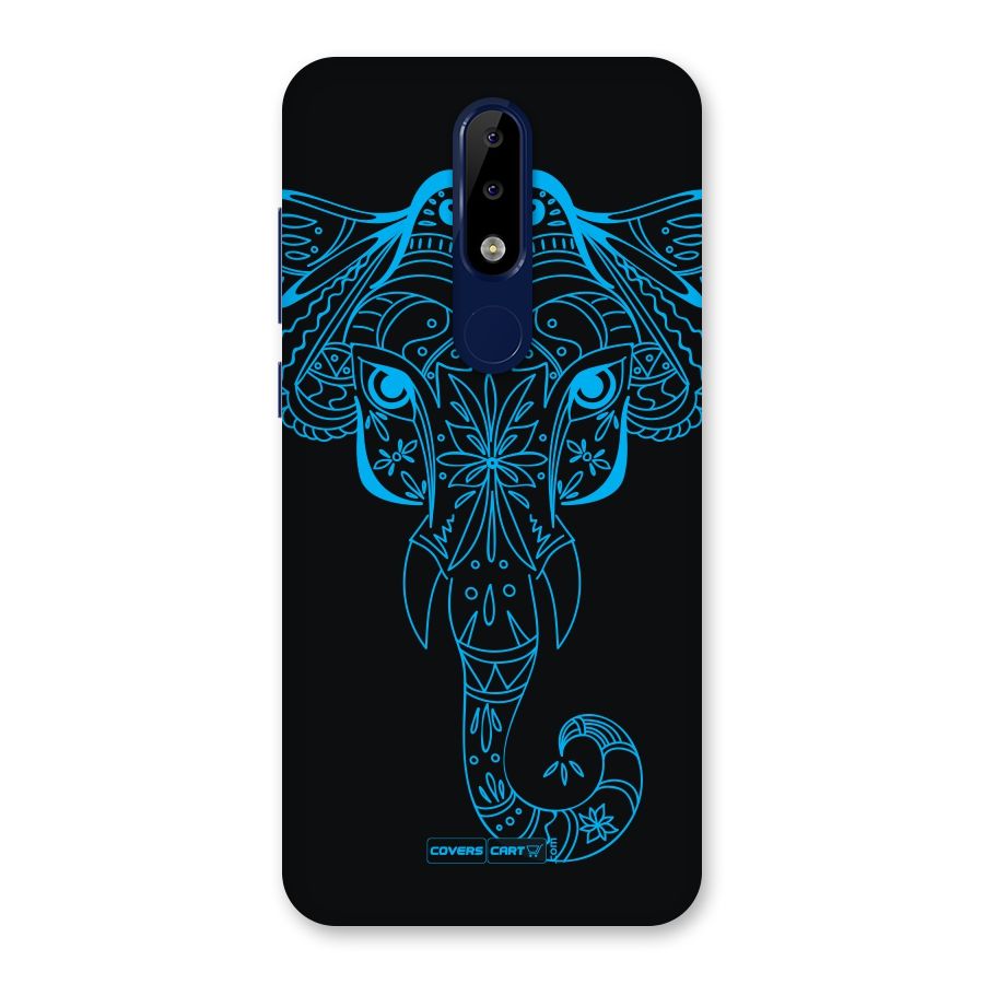Blue Elephant Ethnic Back Case for Nokia 5.1 Plus