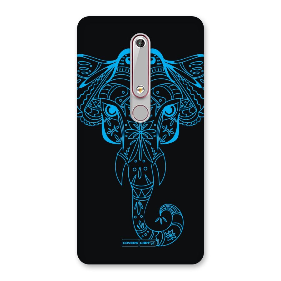 Blue Elephant Ethnic Back Case for Nokia 6.1