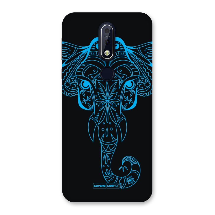 Blue Elephant Ethnic Back Case for Nokia 7.1