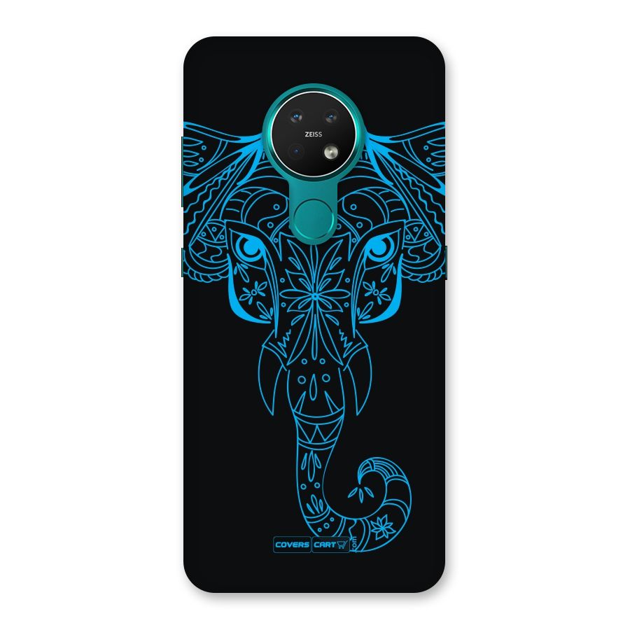 Blue Elephant Ethnic Back Case for Nokia 7.2