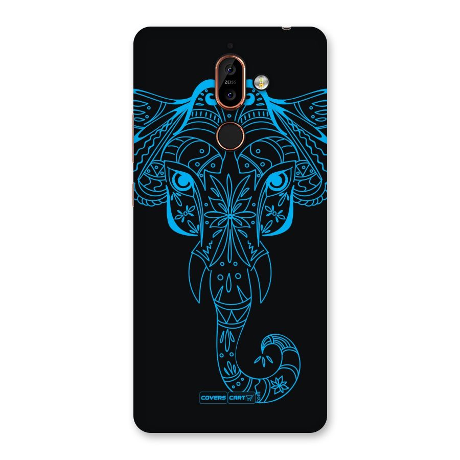 Blue Elephant Ethnic Back Case for Nokia 7 Plus