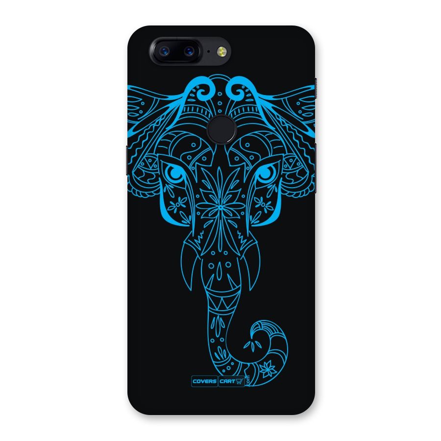 Blue Elephant Ethnic Back Case for OnePlus 5T