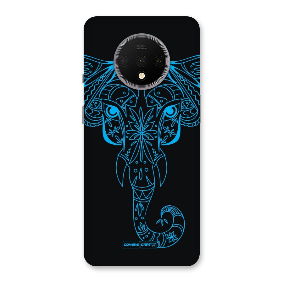 Blue Elephant Ethnic Back Case for OnePlus 7T