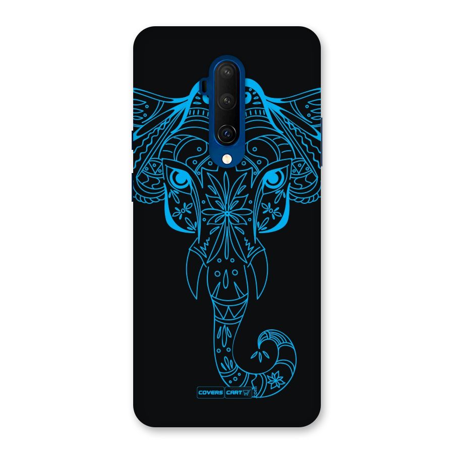 Blue Elephant Ethnic Back Case for OnePlus 7T Pro