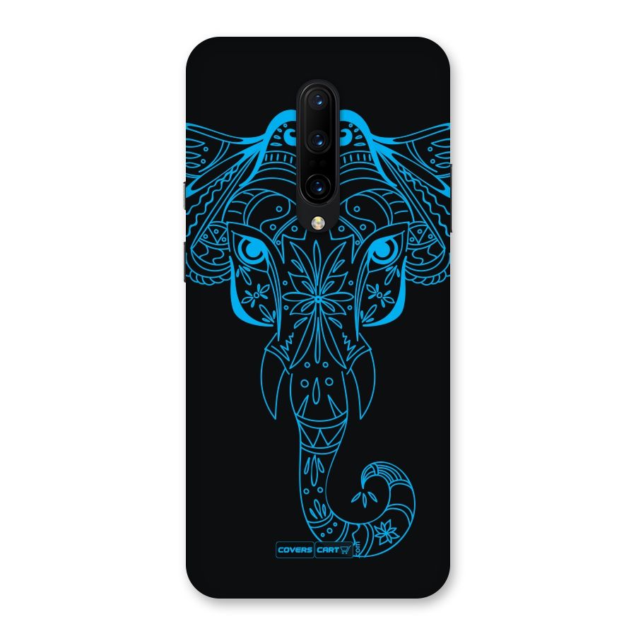 Blue Elephant Ethnic Back Case for OnePlus 7 Pro