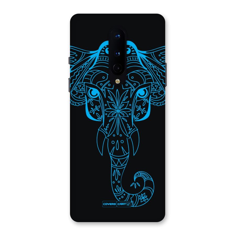 Blue Elephant Ethnic Back Case for OnePlus 8