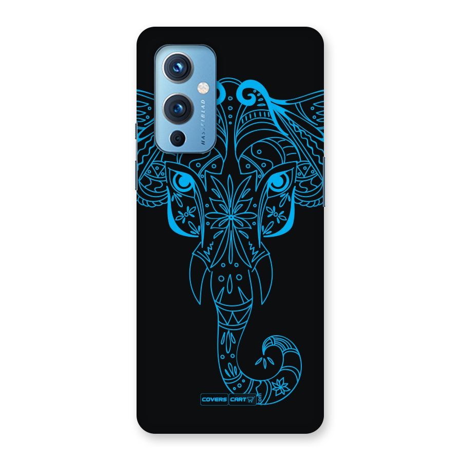 Blue Elephant Ethnic Back Case for OnePlus 9