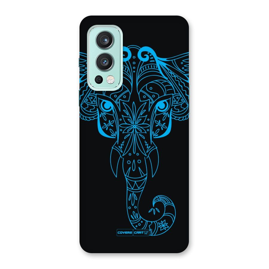 Blue Elephant Ethnic Back Case for OnePlus Nord 2 5G