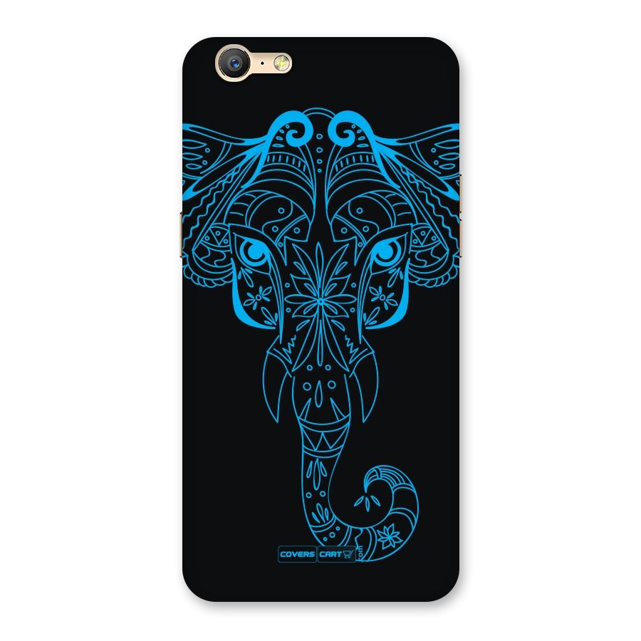 Blue Elephant Ethnic Back Case for Oppo A39