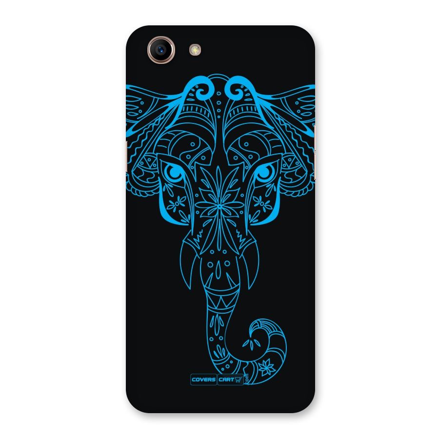 Blue Elephant Ethnic Back Case for Oppo A83 (2018)