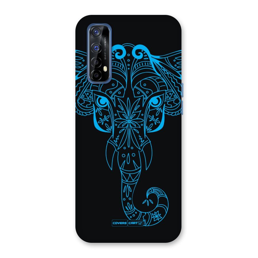 Blue Elephant Ethnic Back Case for Realme 7