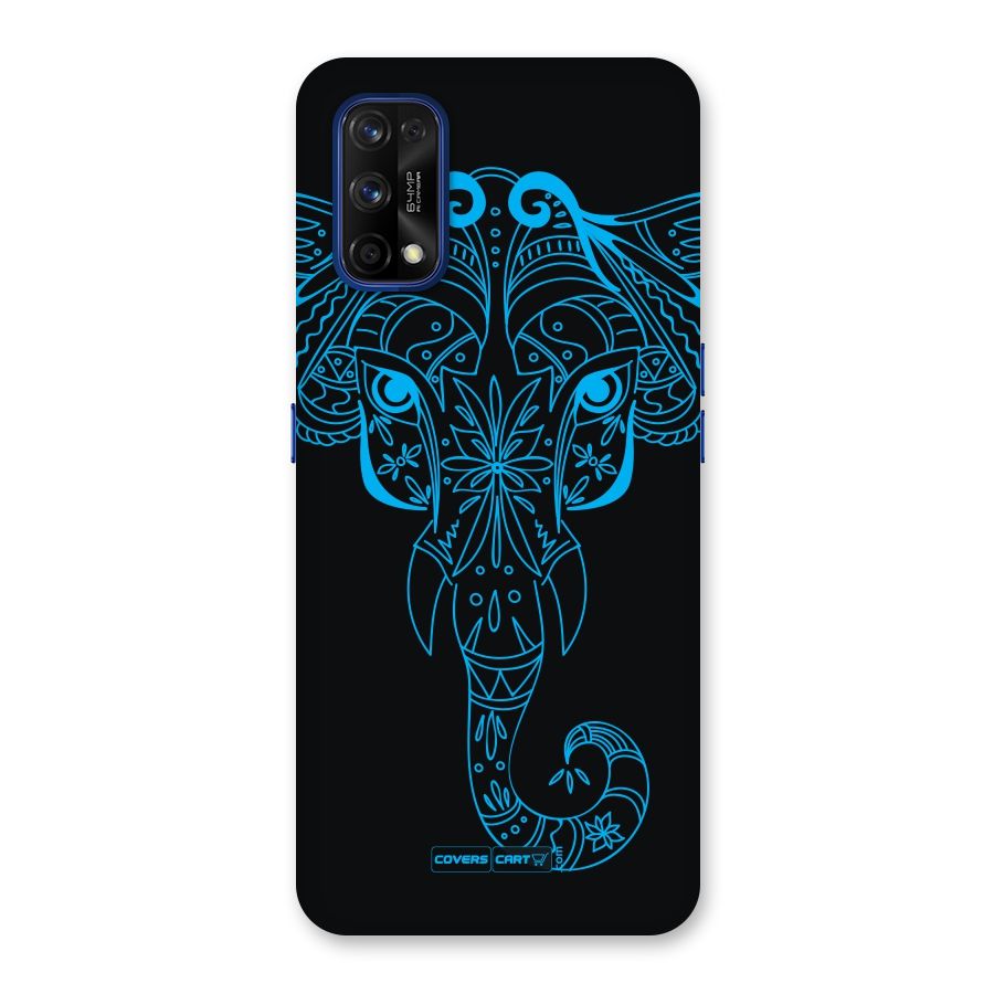 Blue Elephant Ethnic Back Case for Realme 7 Pro