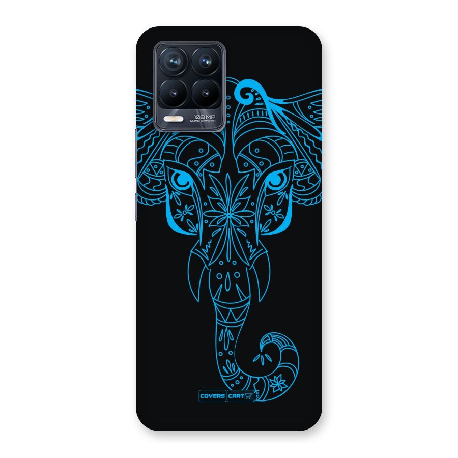 Blue Elephant Ethnic Back Case for Realme 8 Pro