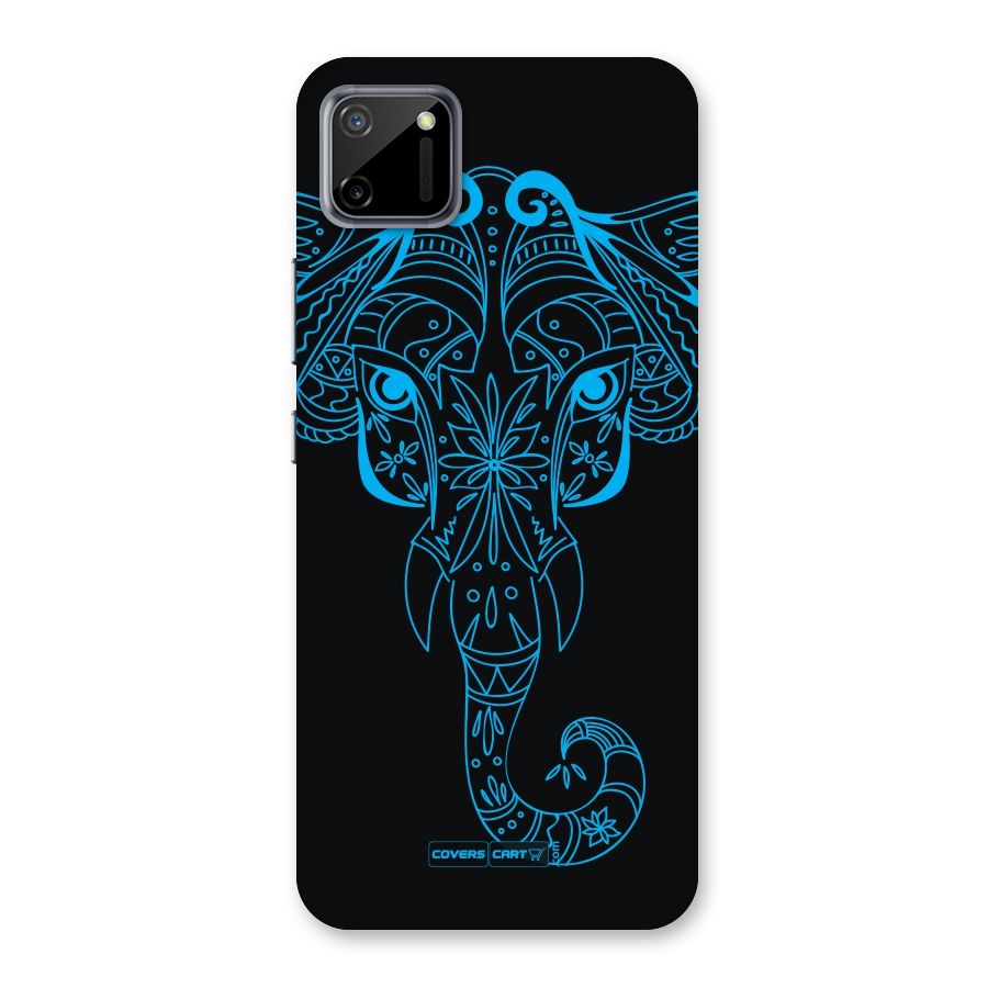 Blue Elephant Ethnic Back Case for Realme C11