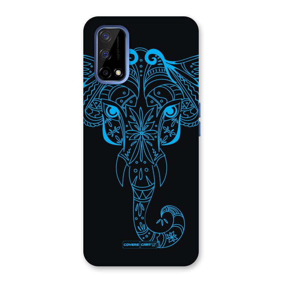 Blue Elephant Ethnic Back Case for Realme Narzo 30 Pro