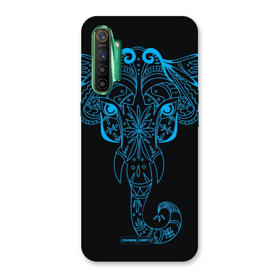 Blue Elephant Ethnic Back Case for Realme X2