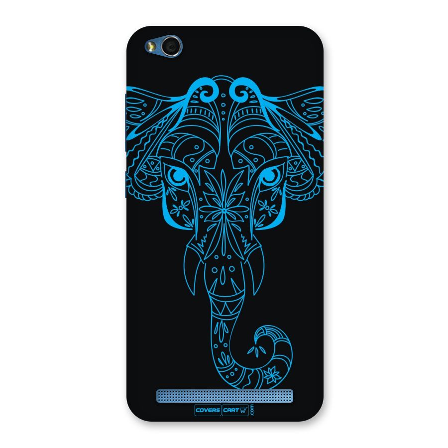Blue Elephant Ethnic Back Case for Redmi 5A
