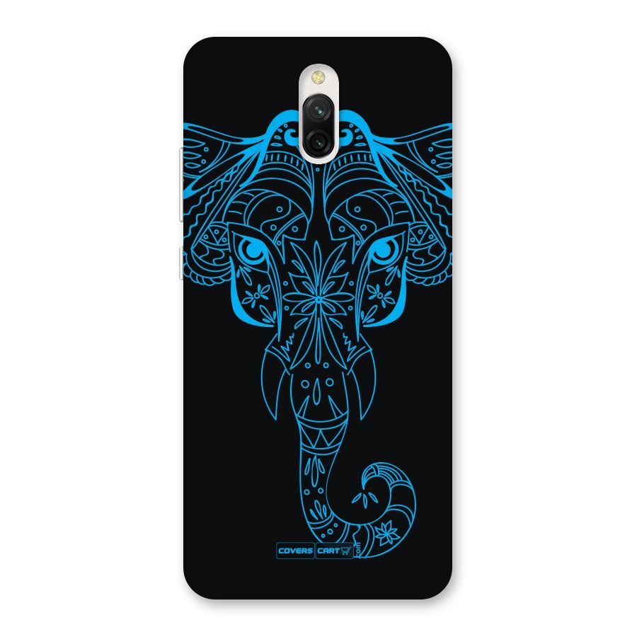 Blue Elephant Ethnic Back Case for Redmi 8A Dual