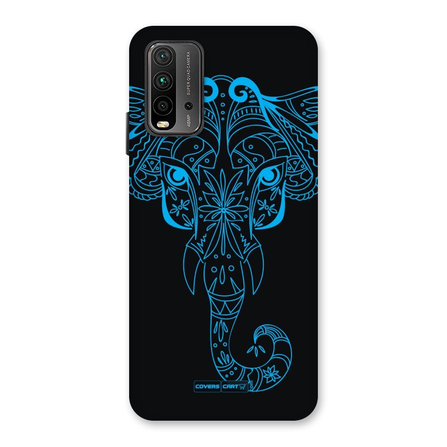 Blue Elephant Ethnic Back Case for Redmi 9 Power