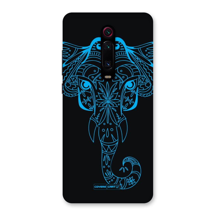 Blue Elephant Ethnic Back Case for Redmi K20