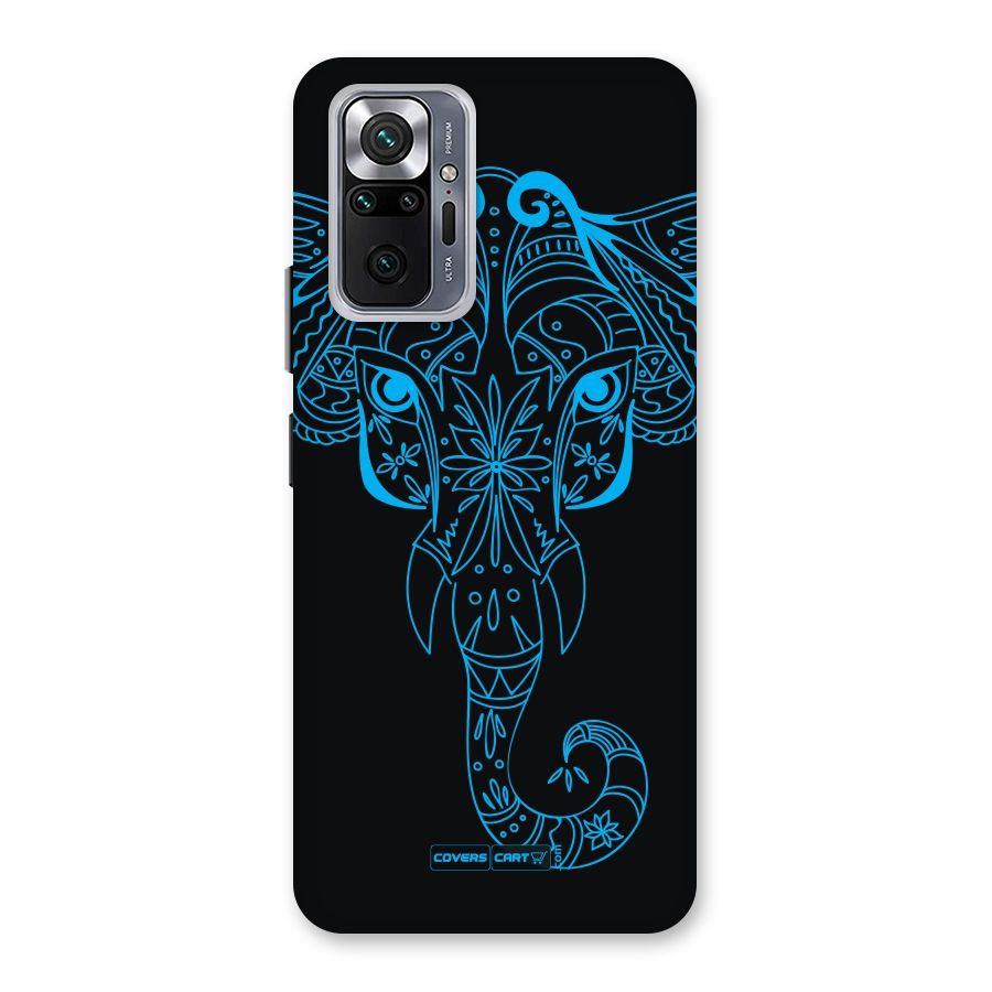 Blue Elephant Ethnic Back Case for Redmi Note 10 Pro