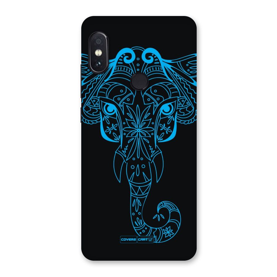 Blue Elephant Ethnic Back Case for Redmi Note 5 Pro