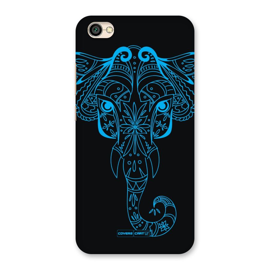 Blue Elephant Ethnic Back Case for Redmi Y1 Lite