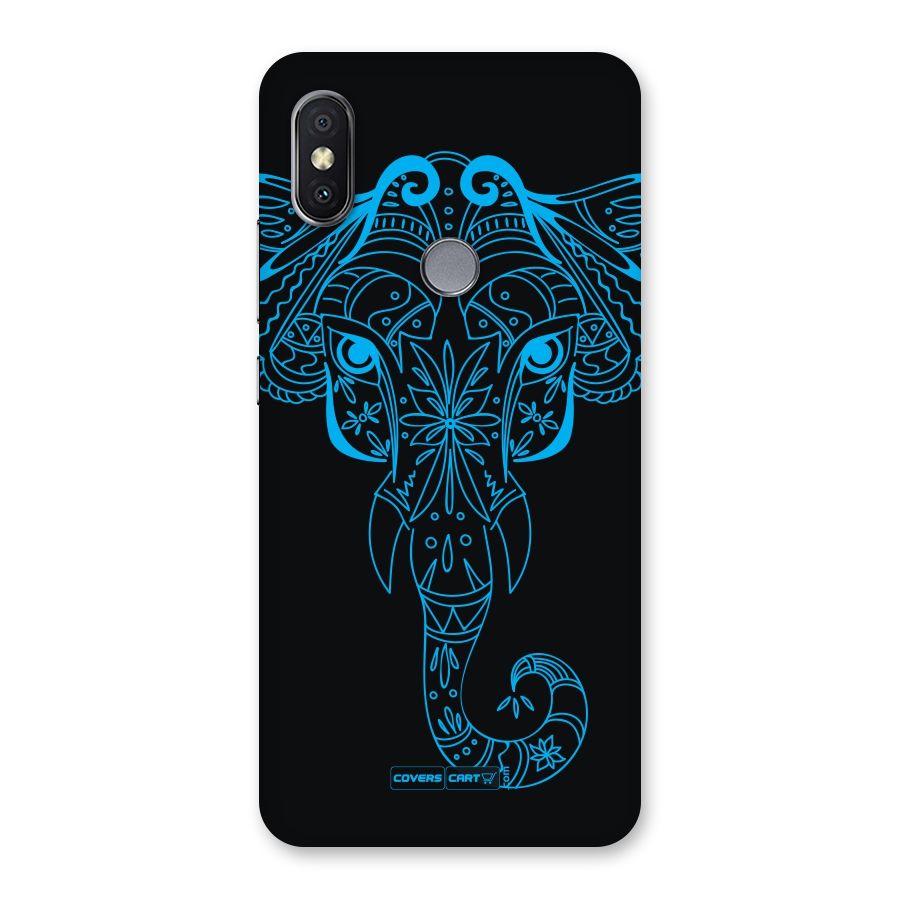 Blue Elephant Ethnic Back Case for Redmi Y2
