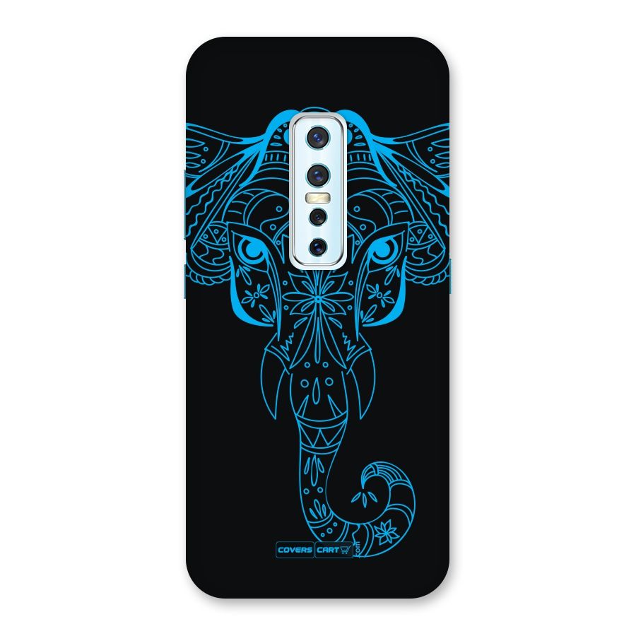 Blue Elephant Ethnic Back Case for Vivo V17 Pro