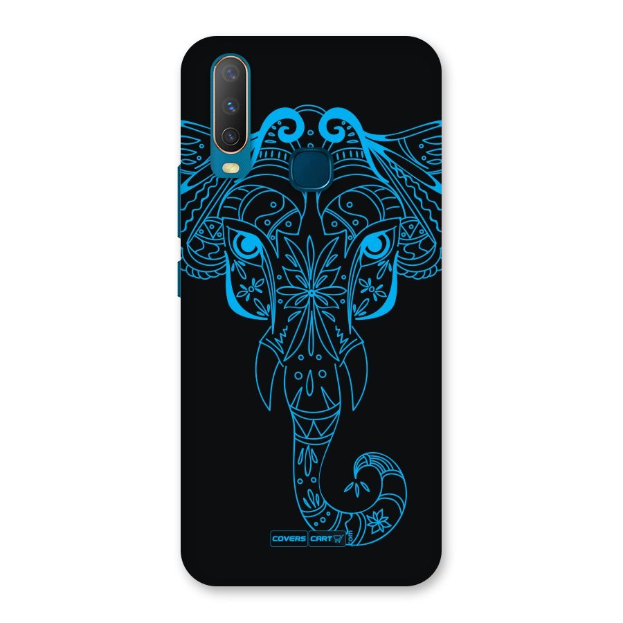 Blue Elephant Ethnic Back Case for Vivo Y17