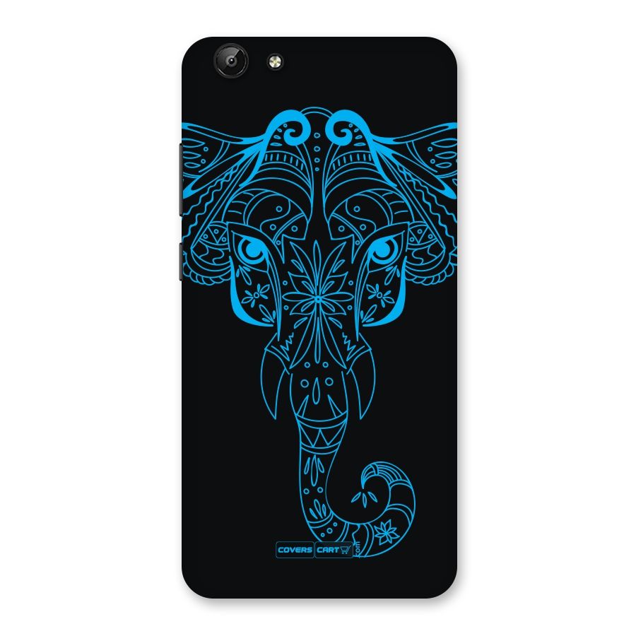 Blue Elephant Ethnic Back Case for Vivo Y69