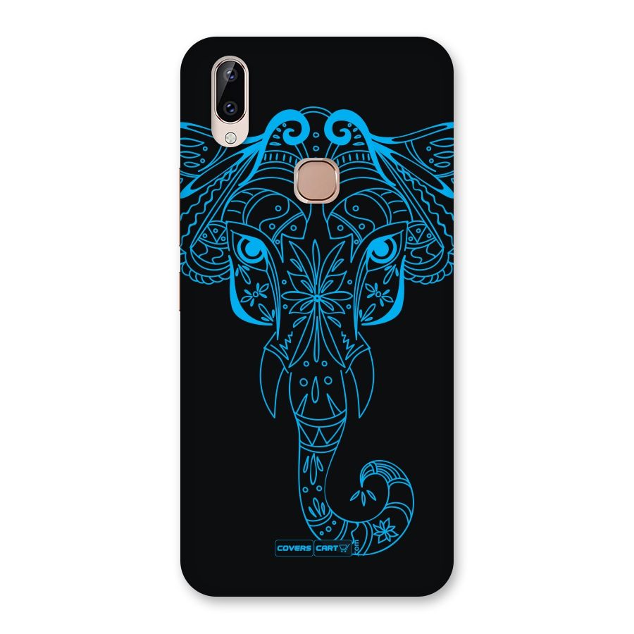 Blue Elephant Ethnic Back Case for Vivo Y83 Pro