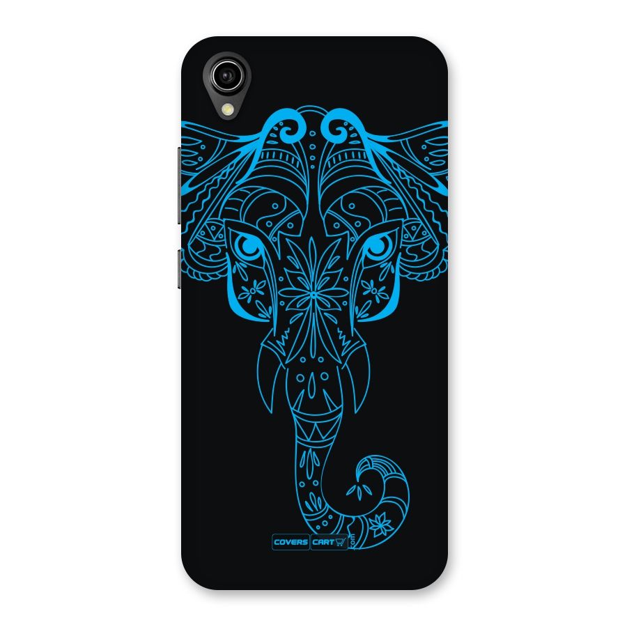 Blue Elephant Ethnic Back Case for Vivo Y90